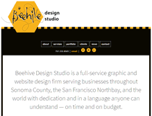 Tablet Screenshot of beehivedesignstudio.com